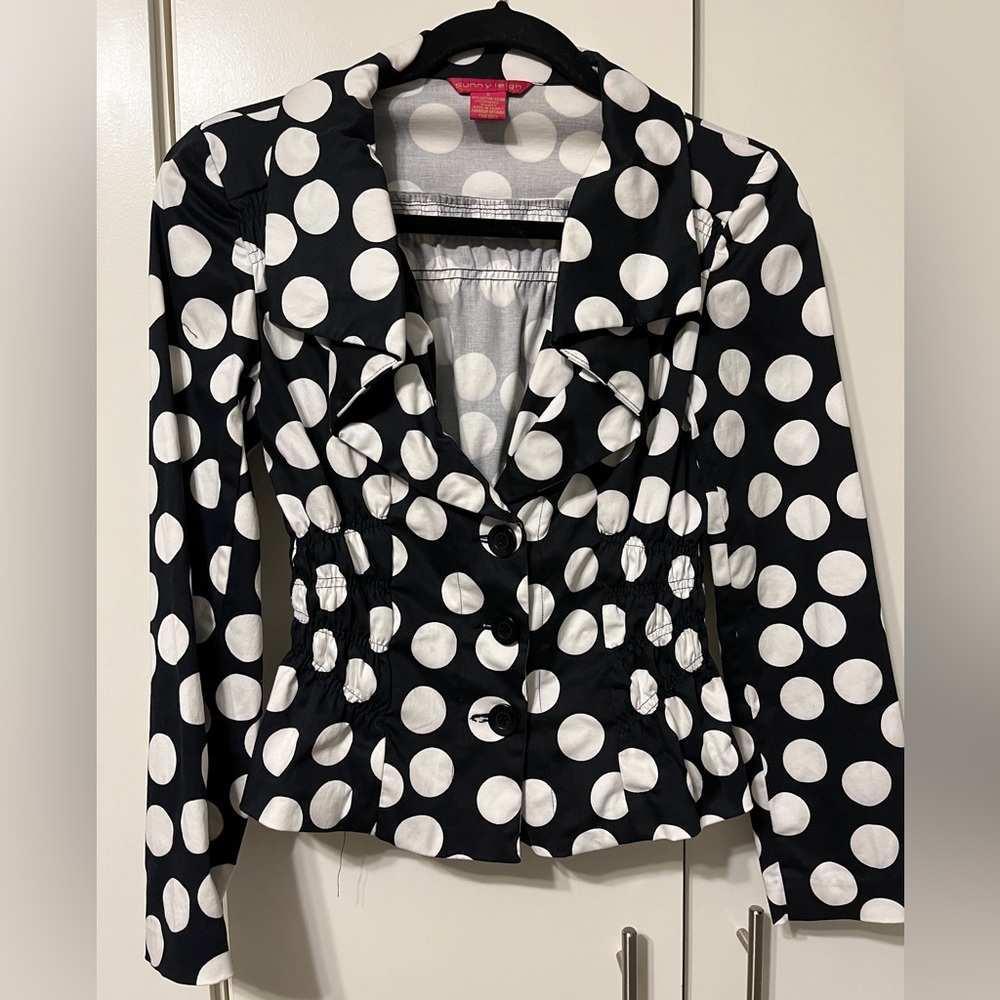 Polka Dot Ladies Blazer